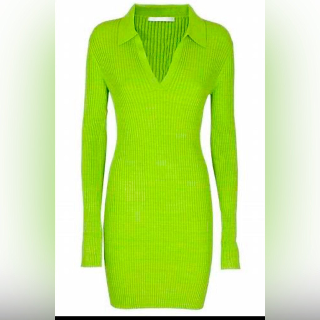 Helmut Lang Marl Mini Dress